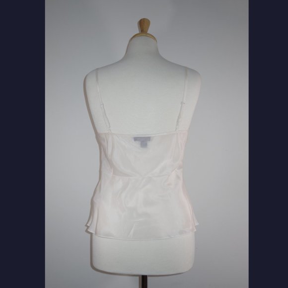 DKNY navy and white stripe silk top - size 8 - Picture 15 of 15